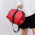Basketball Bag Soccer Ball Shoulder Bags with Two Elastic Side Pockets Two-way Open Ball-Bag Sport Equipment Storage Bag. 