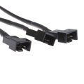 PC Adapter Fan 4pin PWM extender cable 4pin to 3 Ways Y Splitter Cable - 268716108.