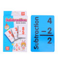 36pcs Baby Math Card English Learning Arithmetic Cards Early Education Toy Division Method Math Toy Learning Toys for Children. 