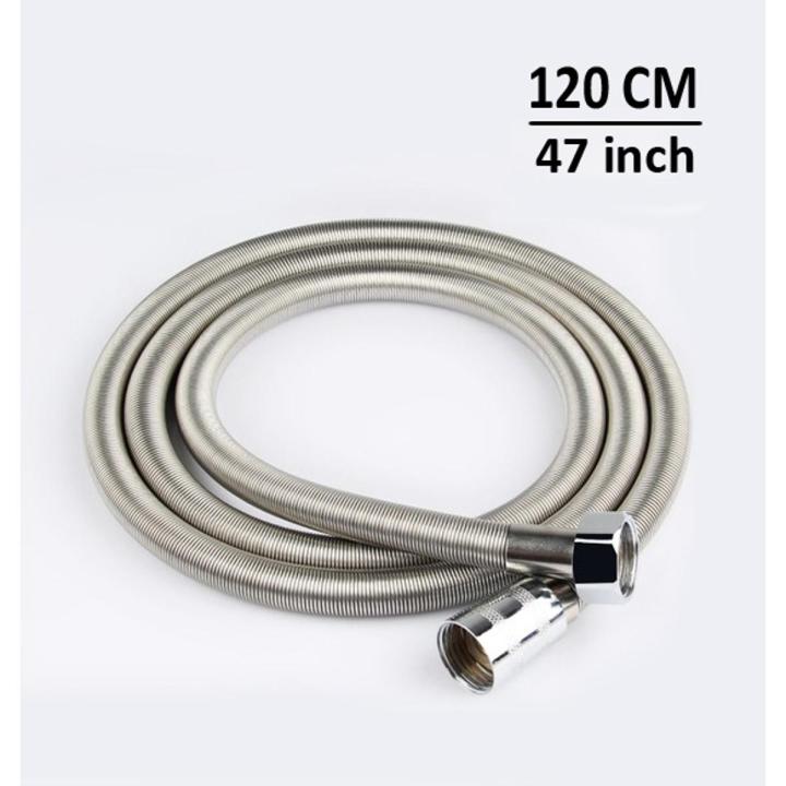 120cm Stainless Steel Anti-Crack Flexible Shower Head Hose Pipe