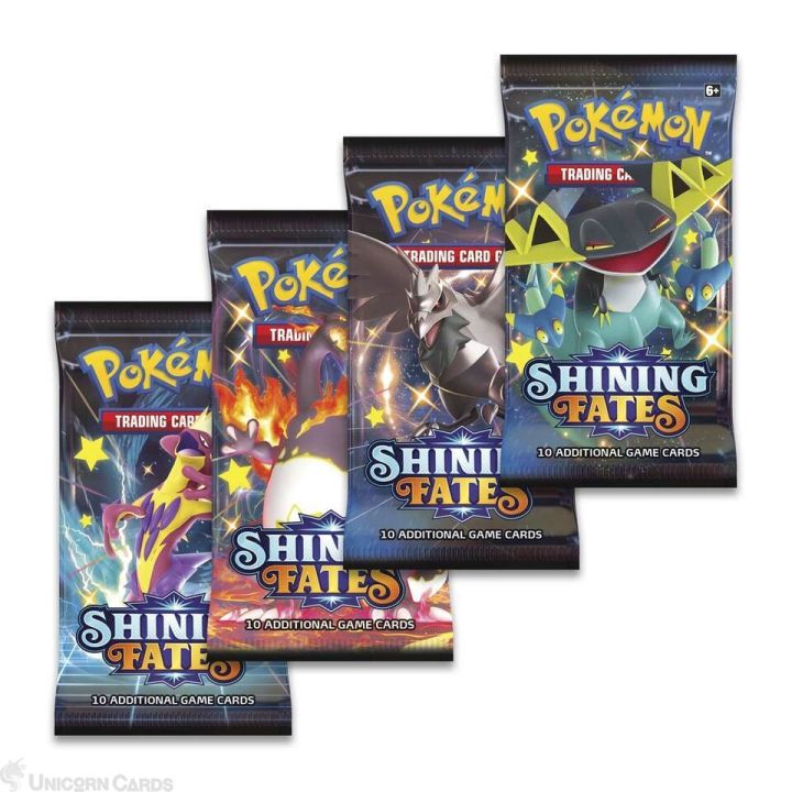 Pokemon Card SHINING FATES Pack - 40 Piece (4 pack)