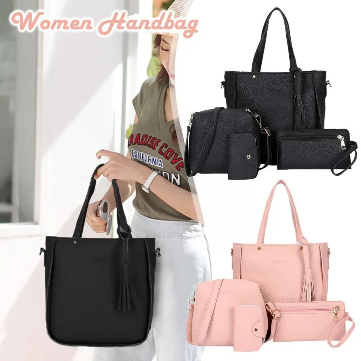 4pcs/set%20Women%20Handbag%20Messenger%20Pu%20Leather%20Shoulder%20Pu%20Bag%20Wallet%20Set%20Leather%20Purse%20Tote%20Women%20Satchel%20Set%20Tote%20Bag%20Handba%20V5y1%20-%20Image%208