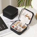 Jewelry Organizer box Display Leather Small Jewelry Box Travel Jewelry Case Boxes Portable Jewelry Box Storage Organizer Earring Holder Gifts Case for Ring Pendant Earring Necklace Bracelet. 