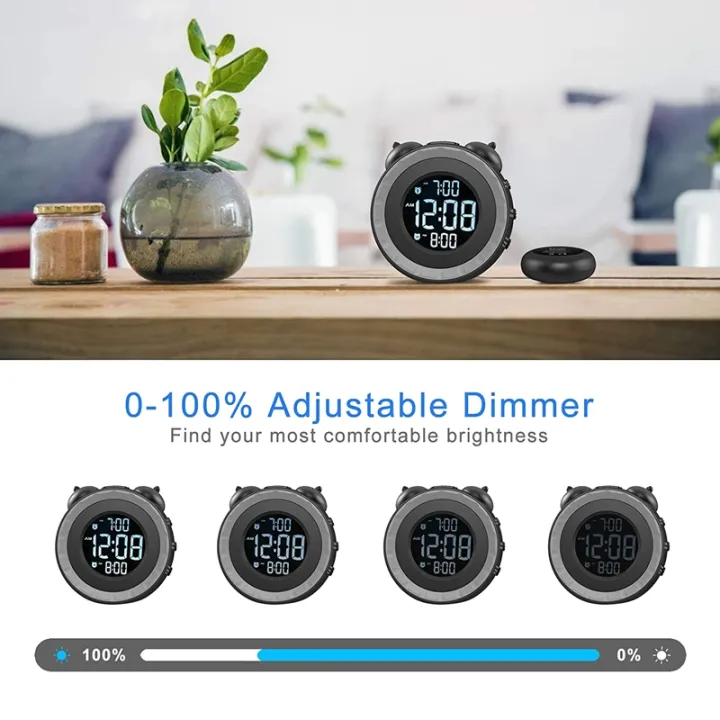 Loud%20Dual%20Alarm%20Clock%20with%20Bed%20Shaker,%20Vibrating%20Alarm%20Clock%20for%20Heavy%20Sleepers%20or%20Hearing%20Impaired,%20USB%20Charging%20Port%20-%20Image%202