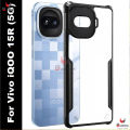 XUNDD For Vivo iQOO 15R 5G Case Dropproof TPU + Acrylic Clear Back Phone Cover.