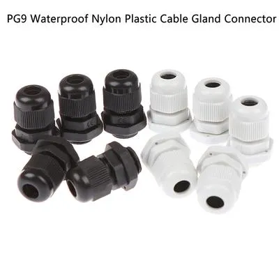 2Pcs-%20PG9%20PG-9%20Waterproof%20Plastic%20Cables%20Gland%20Connector%20Joint%204-8mm%20Adjustable%20With%20Lock%20Nut%20Cables%20Glands%20Machine%20Control%20Box%20Distribution%20Panel%20-%20Image%205