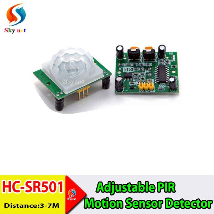 HC-SR501 Motion Sensor Detector Module Adjust IR Pyroelectric Infrared ...