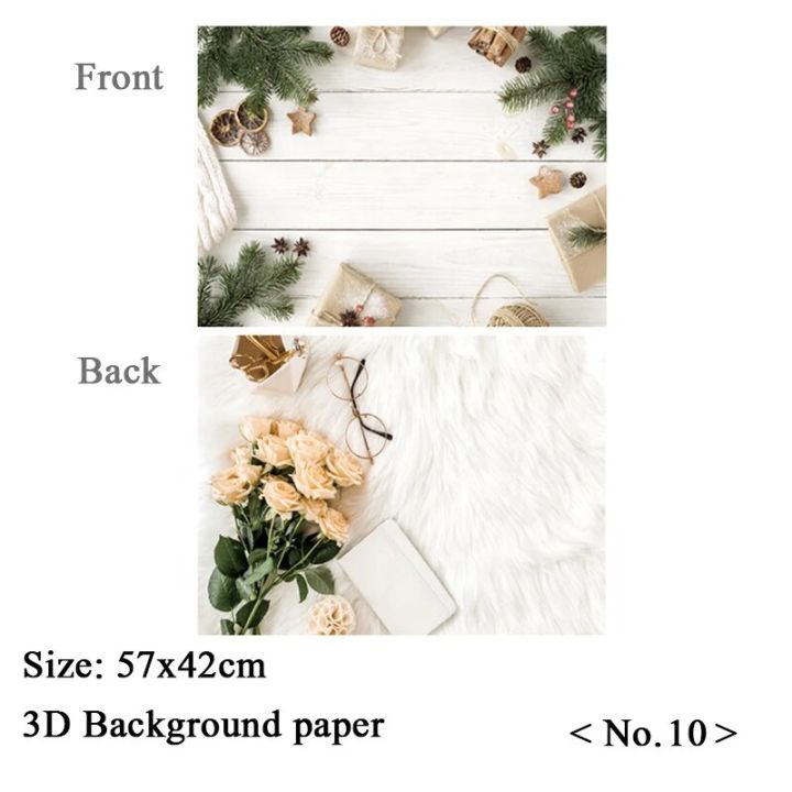 【YIYANGMAOYI111】Desktop Photography Background Paper Double-Sided Texture Fotografia Studio Photos Accessories Food Drink