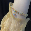 Korean Fashion Small Daisy Open Bracelet.