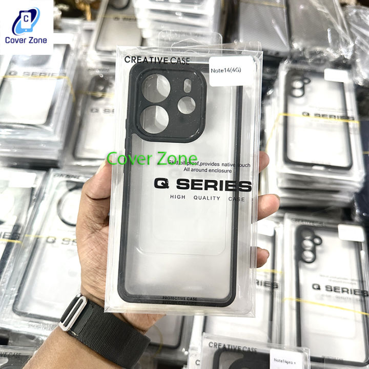 Xiaomi%20Redmi%20Note%2014%204G%20Transparent%20Anti%20Yellow%20Q%20Series%20PC%20TPU%20Hybrid%20Bumper%20Slim%20Phone%20Case%20For%20Xiaomi%20Redmi%20Note%2014%20Back%20Cover%20-%20Image%203