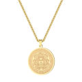 Alien Dainty Mythology Medusa Gorgon Necklace Women Men Ancient Greek Symbol Jewelry Stainless Steel Pagan Necklace Gift.