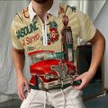 Summer Men's POLO Shirt 3D Printing Flame Pattern 2022 Men's Short Sleeve T-Shirt Men's European Size S-3XL. 