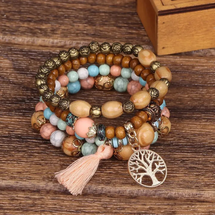 Bohemian%20Bracelet%20Creative%20Ladies%20Tree%20of%20Life%20Jewelry%20Tassel%20Multi-layer%20Wooden%20Beaded%20Ethnic%20Style%20Fashion%20Women%20Bracelets%20-%20Image%204
