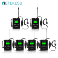 Retekess TT124 Two-way Tour Guide Audio System, Lapel Microphone, Rechargeable 13 Channel Wireless Explanation System, For Factory ,Conference,Tourism, Museum, Church, Hajj and Umrah.