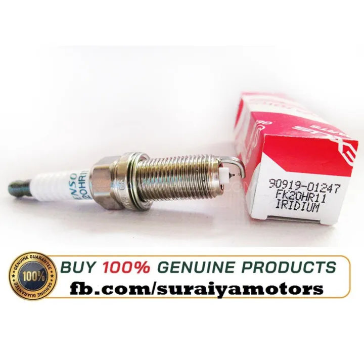 TOYOTA 90919-01247 (FK20HR11) IRIDIUM SPARK PLUG (4 PCS) Allion,Premio,Axio,Corolla