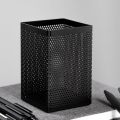 Premium Perforated Metal Mesh Pencil Holder Desk Organizer for Office & School Supplies. 