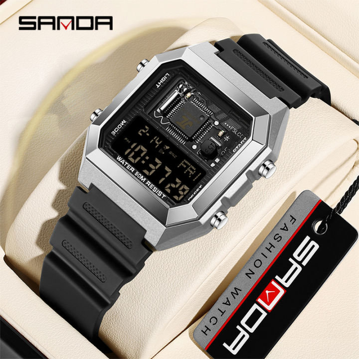 SANDA%20Youth%20Personality%20Electronic%20Components%20Cool%20Sports%20Waterproof%20Digital%20LED%20Men's%20Watch%20Gift%20Tiktok%20Same%20Style%20SD6216-3%20-%20Image%202