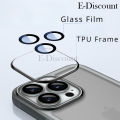 New Phone Case For Tecno Pova 6 Pro Cover Camera Protection Semi Transparent Soft Silicone Shockproof with Lens Protector Films for Tecno Pova6 Pro Case.