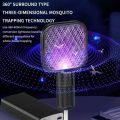 【FUPANG】Portable Handheld Bug Zapper Outdoor Insect Fly Swatter Racket Mosquitos Killer.