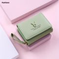 Fashions Classic Fashion Three Fold Wallet Coin Card Storage Women's Casual Student Small and Large Capacity.