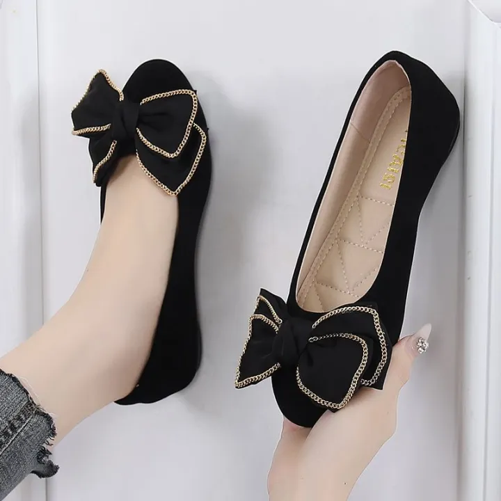 Pumps%20Women's%20Flat%20Shoes%20Spring%20and%20Summer%20Shallow%20Mouth%202024%20New%20All-Matching%20Pumps%20Large%20Size%20Work%20Shoes%20Soft%20Bottom%20Gommino%20Women%20-%20Image%202
