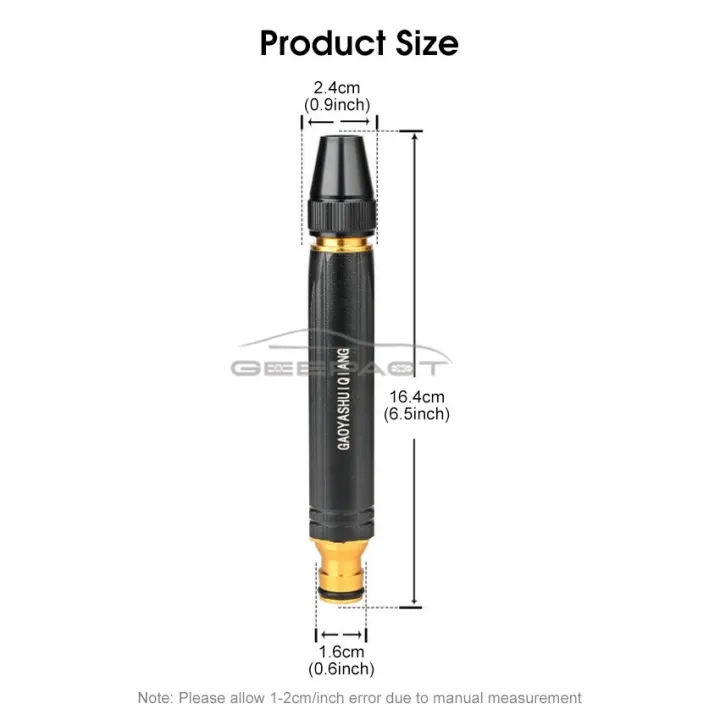(No%20Tube)Geepact%20LH-1112%20Portable%20Water%20Sprayer%20Nozzle%20Adjustable%20Metal%20High%20Pressure%20Car%20Washing%20Garden%20Hose%20Sprinkler%20System%20Car%20Wash%20Watering%20Water%20Spray%20Nozzle%20-%20Image%204