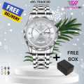 POEDAGAR Top Brand Luxury Man Wristwatch Waterproof Luminous Date Week Men Watches Stainless Steel Quartz Men's Watch Male reloj. 