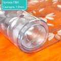 1mm Soft Glass Tablecloth PVC transparent D' waterproof Oilproof Kitchen Dining table cover tablecloth for rectangular table.
