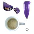 Hand Mixer Cappuccino Coffee Maker_ Black _ 2 pcs Free battery. 