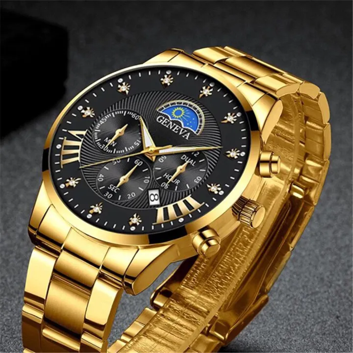 GENEVA%20Brand%20Men%20Watches%20Luxury%20Gold%20Casual%20Stainless%20Steel%20Watches%20Men's%20Calendar%20Fashion%20Quartz%20Clock%20Relo%20Waterproof%20-%20Image%203