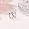 1Pc Simple Chic Earing Clip Fashion Double C Earrings Female Accessries No Pierced Ears.