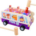 Children's Digital Animal Building Block 18 Hole Intelligence Car Geometric Shape Matching Elephant Towing Ground Squirrel Classification Box. 