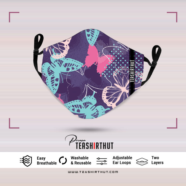 Exclusive Teashirthut Design Edition Womens Fashion Mask Radiant Rhapsody