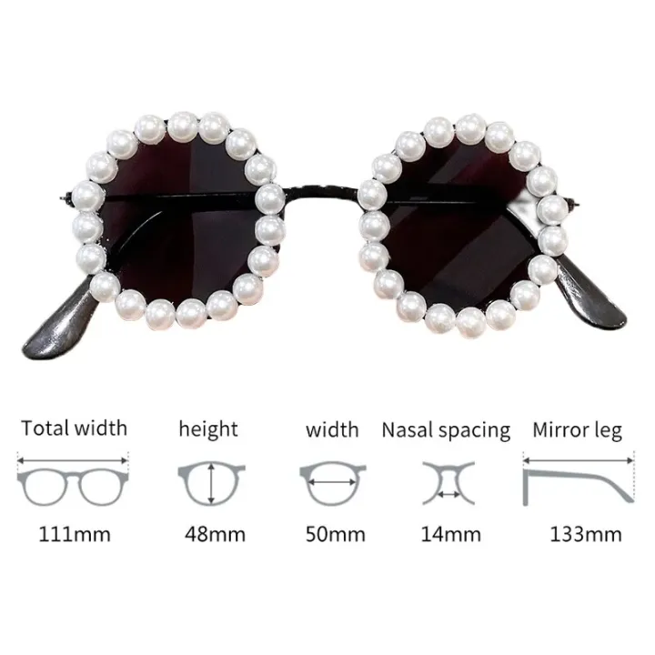 Boys%20Girls%20Luxury%20Pearl%20Design%20Sunglasses%20Children's%20Trendy%20New%20Style%20Outdoor%20UV400%20Shades%20Eyewear%20Baby%20Retro%20Round%20Sun%20Glasses%20-%20Image%206