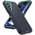 【Support-Cod】 Case for Galaxy A15 A14 A13 A04S A54 A53 5G 4G Heavy Duty 3in1 Shockproof Anti-Scratch Rugged Protective with Full Cover. 