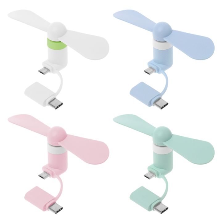 Small Fan Your Portable Phone HTC Phone Fan icro Upe C M2-in-1 TySB Mini Fan Cooler for Samsung Xiaomi Huawei