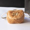 Cute Kids Girls soft Faux Fur Bow-knot bag Fluff Mini Plush Shoulder Bag Crossbody Bags Soft Fur Handbags Bag Purse 5 colors. 
