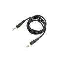 3.5mm Male to Male Stereo Audio Cable - Black.