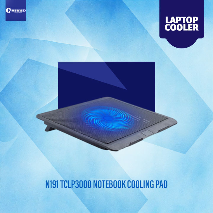 N191 Tclp3000 Notebook Cooling Pad Led Light Fan Usb Mini Laptop Cooler Stand Mount - Keep Your Laptop Cool With Led-Lit Cooling Pad