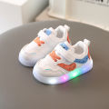 Children's Led Shoes Boys Girls Lighted Sneakers Glowing Shoes for Kids Soft Soled Breathable Casual Infant Toddler Baby Shoes.
