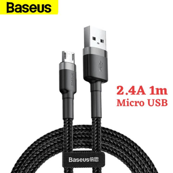 Baseus Cafule Micro USB Cable 2.4A 1 Meter Nylon Braided Wire