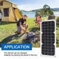 12V 30W Solar Panel Car Van Boat Caravan Trickle Portable Battery Charger Solar Charging Panel. 