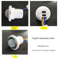 Motion Sensor Light Switch AC85-265V PIR Sensor for Lighting Time Adjust Movement Detector Lamp Automatic Install Easy to Use.
