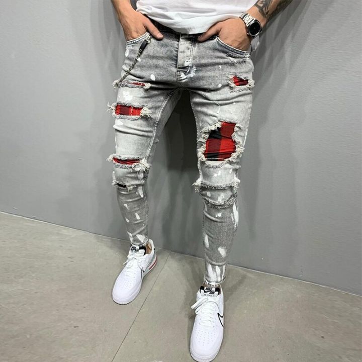 Men%20Jeans%20Knee%20Hole%20Ripped%20Stretch%20Skinny%20Denim%20Pants%20Beggar%20Patches%20Black%20Blue%20Spring%20Autumn%20Hip-Hop%20Style%20Slim%20Fit%20Trousers%20-%20Image%202