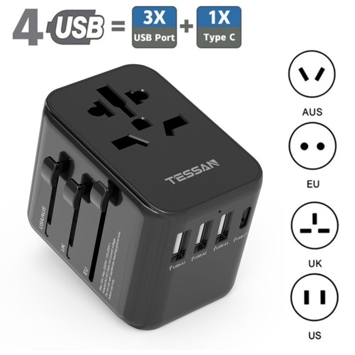 TESSAN%2065W%20GaN%20Universal%20Travel%20Adapter%20with%20USB%20Port%20Type%20C%20Fast%20Charging%20Worldwide%20Power%20Adapter%20EU/UK/USA/AUS%20Plug%20for%20Travel%20-%20Image%207