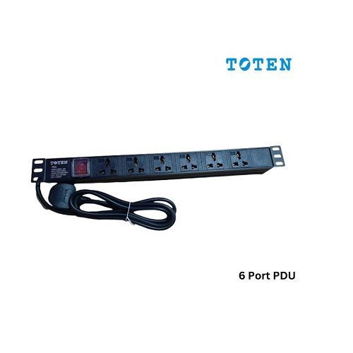 TOTEN%206%20Port%20Metal%20Body%20Power%20Distribution%20Unit%20%20PDU%20-%20Image%202