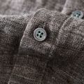 100% Pure Linen Shirts for Men Long Sleeve Casual Turn-down Collar Basic Classic Tops Male Fashion Solid Color Retro Clothing. 