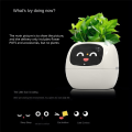 Ivy Smart Planter,USB Rechargeable Indoor Small Flower Pot White. 