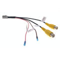 6 Pin Car Radio Unlock Front And Rear Camera RCA Wire Harness Cable Adapter Wiring Connector Android Player.
