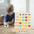 Matching Puzzles Color Direction Puzzle Learning Early Education Montessori Toys for Kids Baby.
